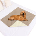 Smiry Waterproof Dog Bed Cover Pet Blanket, Soft Washable Dog Blanket for Furniture Bed Couch Sofa Reversible, Checkered (40"x50", Taupe/Beige) by Smiry