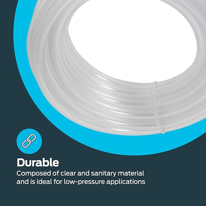 Eastman 0.17 Inch ID (1/4 Inch OD) PVC Clear Vinyl Tubing, 20 Foot Length, 98560 - Image 6