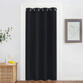 NICETOWN Black Blackout Curtain 78 inches Long - Thermal Insulated Grommet Soundproof Heat & Cold Blocking Privacy Doorway Curtain Window Treatment for Bedroom (1 Panel, W52 x L78) by NICETOWN