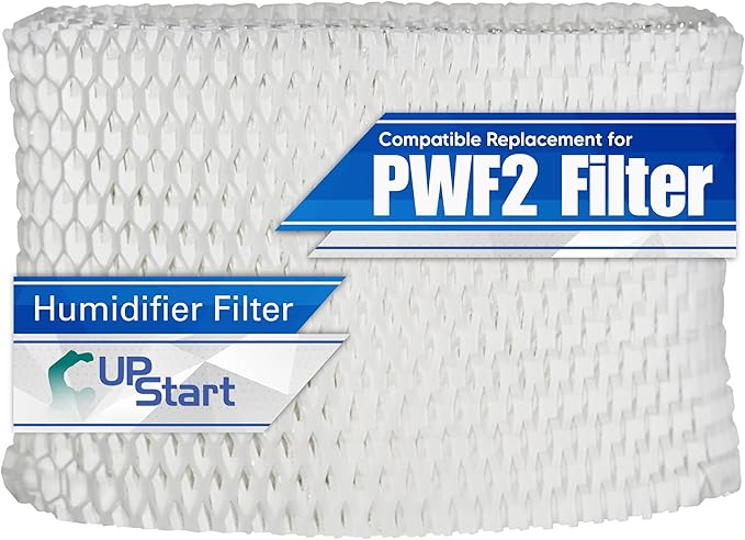 WF2 Filter Fits Protec PWF2 Replacement Wicking Filter For Vicks Humidifier VEV400 - Compatible with Vick Humidifier Filters Model PWF2 by UpStart+Components