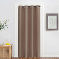 NICETOWN Blackout Curtain 78 inch Length - Grommet Thermal Insulated Room Darkening Doorway Curtain Sound & Light Blocking for Bedroom/Living Room, Cappuccino, W52 x L78, 1 Panel by NICETOWN
