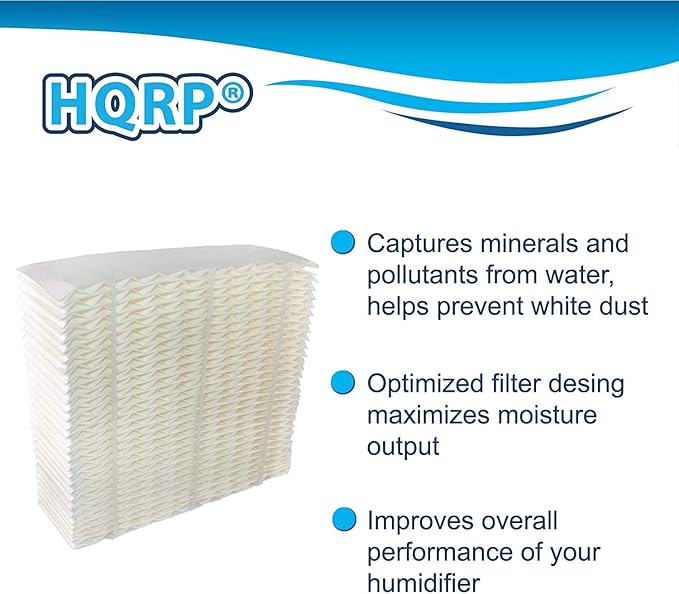 HQRP 1043 Super Wick Humidifier Filter Replacement for Essick Air AIRCARE Bemis Space Saver 800 8000 826000 826800 826900 821000 831000 826600 EP9500 EP9800 EP9700 EP9R500 EP9R700 EP9R800 SS390DWHT - Image 2