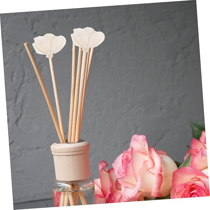 OUNONA 6pcs Fragrance Flower Diffusers Fireless Aroma Flower Sticks for Home Office and Spa Scent Release for DIY Aromatherapy Experience - Image 9
