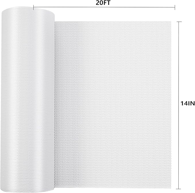 Shelf Liner, 14 Inches x 20 FEET Non-Slip Kitchen Cabinet Liner, Washable Oil-Proof Non-Adhesive Contact Paper for Kitchen Drawer, Cabinet, Shelves, Refrigerator, Storage, Desks, coutertops - Image 5