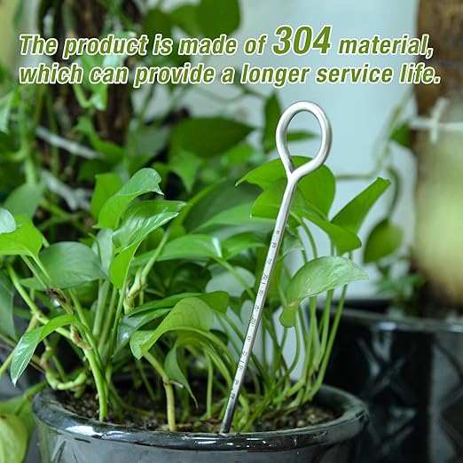 Soil Probe 14 Inches Moisture Meter for Plants, Soil Moisture Sampler with Dual Scale Markings, House Plant Water Monitor No Batteries Required - Image 6