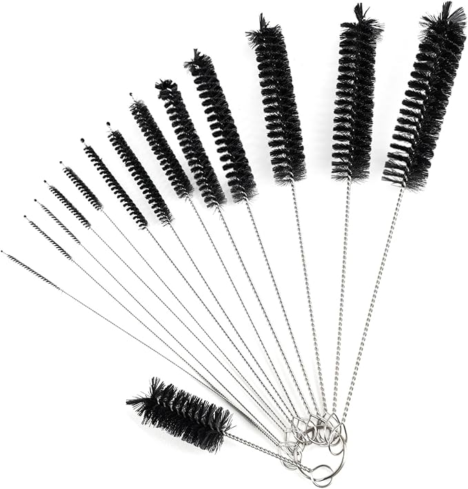 LOVEINUSA Straw Cleaner Brush, 14PCS 8.3 Inch Nylon Tube Brush Set, Bottle Cleaning Brushes for Sippy Cup, Tumbler, Water Bottle, Tight Spaces by LoveInUsa