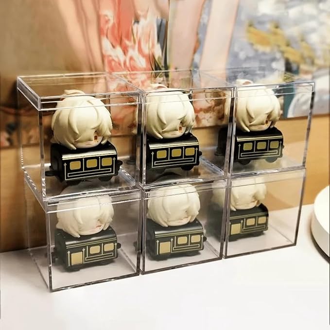 Acrylic Box Clear Acrylic Square Cube Display Boxes Multi-Purpose Container Clear Boxes with Lids for Gifts Weddings Valentine's Day Party Favors Jewelry Storage Box - Image 8