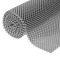 Shelf Liner Drawer Liner Non-Slip Mat Shelves Liners 12" X6.5’ Grid Pattern PVC Non-Adhesive Grip Liner Anti-Slip Mat for Kitchen Cabinets Wire Shelving Pantry Dresser Refrigerator (Grey) by L7HWDP
