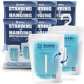 Dry & Dry 5 Packs Hybrid Moisture Absorbers & Musty Odor Eliminator Dehumidifier to Control Excess Moisture for Basements, Closets, Bathrooms, Laundry Rooms. Moisture Absorbers by DryDry