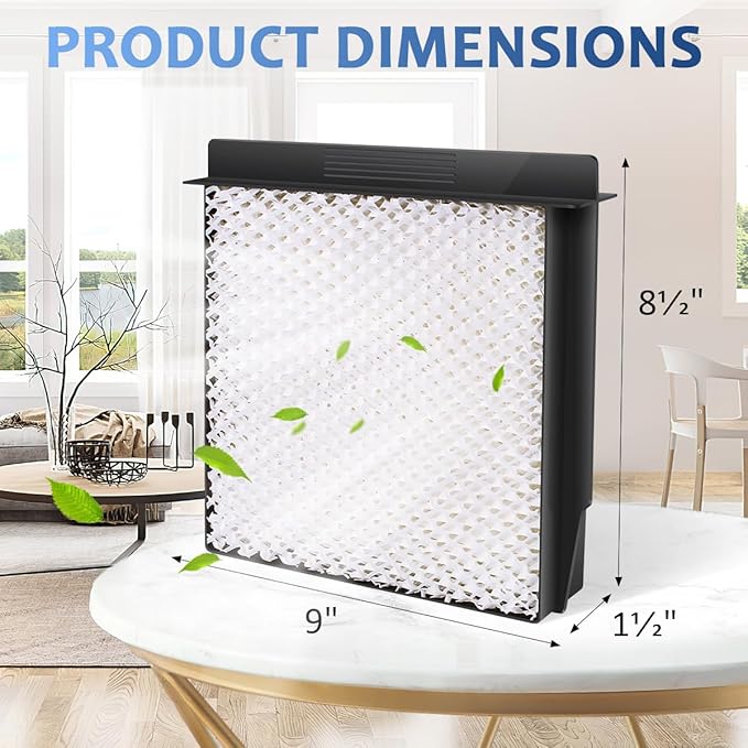 1040 Replacement Wick for AIRCARE Essick Air B40 B40-C Humidifier Wick Filter, Replaces 3D6100 5D6700 76D100 CM330ABLK CM330AWHT CM330DBLK CM330DWHT D46720 E35000 E27000 MA0300 MA0500-4 Pack - Image 2
