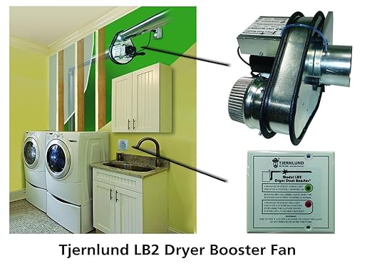 Tjernlund LB2 No-Clog, Zero Maintenance DEDPV Dryer Duct Booster Fan with Automatic Activation - Image 2