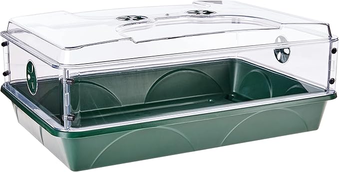EarlyGrow 93774 Domed Propagator, 1 Height Extender, Green by EarlyGrow