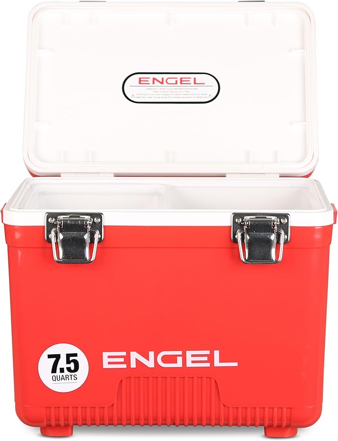 Engel UC7 7.5qt Leak-Proof, Air Tight, Drybox Cooler and Small Hard Shell Lunchbox for Men and Women by ENGEL