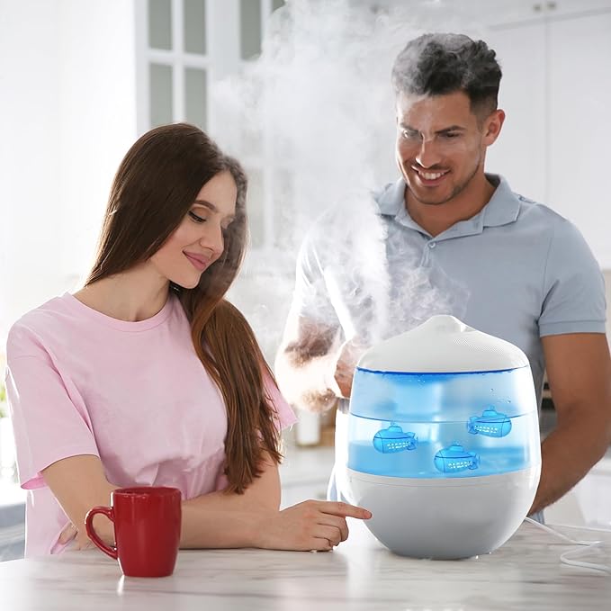 Humidifier Cleaner Fish 9Pcs,Demineralization Cleaning Ball for All Humidifiers & Fish Tank,Humidifier Cleaning Fish,Purifie Water,Prevents Hard Water Build Up,Eliminates White Dust Odours - Image 3