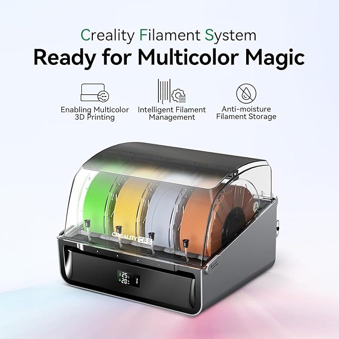 2025 Official CREALITY CFS - New Creality Filament System, Multi-Color 3D Printer Automatically System, Supports 16 Color Printing for K1 Series CFS Upgrade Kit/K2 Combo//K2 Plus/K1 MAX/K1 SE/K1C/Hi - Image 3