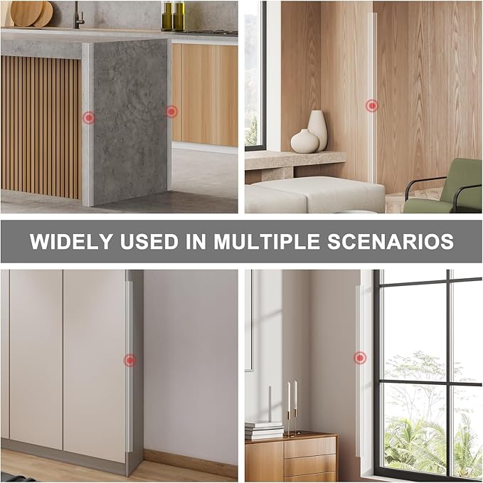 Clear Corner Guards for Walls, 4PCS Wall Corner Protector,Corner Guard for Edge Protect,Plastic Corner Protectors for Walls Prevent Scratch,Easy to Install (35.4inx1.18in/90cmx3cm) - Image 7