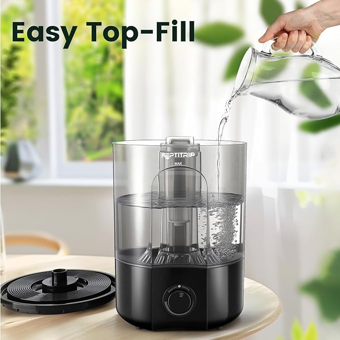 1 Gallon Reptile Humidifier Fogger for Terrariums, Adjustable Fog Volume, Ideal for Bearded Dragons, Lizards, Geckos, Snakes, Tortoises, Amphibians Humidity Increasing - Image 5