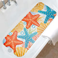 Ocean Bathtub Mat Non Slip, Cute Baby Bath Mat for Tub Rubber Tub Mat, Starfish Seashells Toddler Kids Bath Mats for Bathroom Anti Slip Shower Mat with Suction and Drain Holes Machine Washable,40″x16″ by Unknown