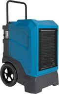 MOUNTO 310 Pints LGR Commercial Dehumidifier with Built-In Pump and Drain Hose – Portable, Heavy-Duty Dehumidifier with Wheels for Basements, Garages, Home, and Job Sites (Blue) by MOUNTO