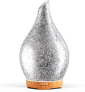 Porseme 280ml Essential Oil Diffuser, 3D Glass Aromatherapy Diffusor, Ultrasonic Cool Mist BPA Free Aroma Humidifier with Timer and Color Changing Function, Waterless Shut-Off for Home Office Room by Porseme