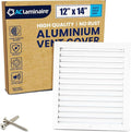12x14 Inch (Duct Opening) Air Return Vent Cover Decorative – Premium Aluminum AC Vent Cover for Ceiling & Wall, Rustproof Grille, Ideal for Home HVAC Grille, Durable & Easy to Install by ACLAMINAIRE by LAMINAIRE