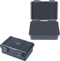 Lykus HC-1820 Mini Hard Case Dry Box with Foam Insert, Interior Size 7.1x4.7x2.7 in, IP66 Splash-Proof, Suitable for Cellphones, Tools, Small Devices and More by Lykus