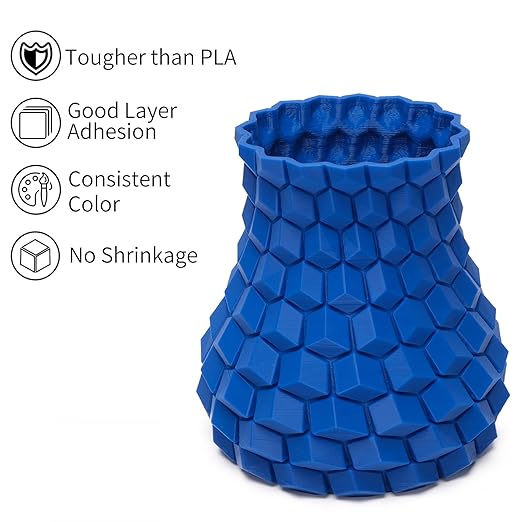 INLAND Micro Center PLA+ 3D Printing Filament 1.75mm - PLA Pro Dimensional Accuracy +/- 0.03 mm - 1kg Cardboard Spool (2.2 lbs) (2 Pack Blue & True Red, 1.75mm) - Image 3