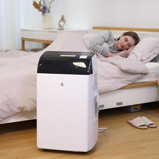 GarveeLife 12000 BTU Portable Air Conditioner 3-In-1 with Remote Control, 24H Timer, Quiet Operation, Freestanding AC Unit Cools Rooms Up to 550 Sq.Ft, Fan & Dehumidifier for Home Garage RV - Image 8