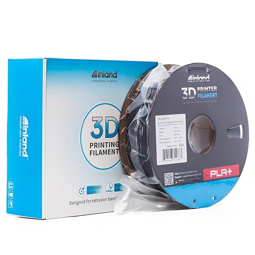 INLAND Micro Center PLA+ 3D Printing Filament 1.75mm - PLA Pro Dimensional Accuracy +/- 0.03 mm - 1kg Cardboard Spool (2.2 lbs) (1 Pack Dark Blue, 1.75mm) - Image 7