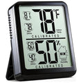 Antonki Room Thermometer, Digital Small Hygrometer Indoor Thermometer Humidity Gauge, Temperature Humidity Meter with Max/Min Record Monitor Sensor for Home, Plants - Battery Included by Antonki
