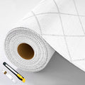 Shelf Liners for Kitchen Cabinets Non-Adhesive, Non-Slip Thickened Shelf Paper Waterproof Washable for Drawer Dresser Pantry Shelve Bathroom Protector Liner by Fzzcvo