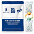 Dry & Dry 100 Gram [50 Packets] Orange Indicating Silica Gel Packets Desiccants - Food Safe Silica Packs, Silica Gel, Silica Packets, Desiccant Packs for Food Storage by DryDry
