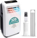 SereneLife Portable Air Conditioner with Heat & Built-in Dehumidifier 12,000 BTU, Portable Heater & AC for Rooms up to 550 Sq Ft - Remote Control & Window Mount Exhaust Kit Included by SereneLife