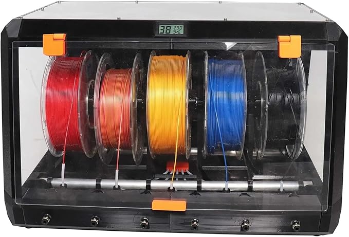 Compatible for Prusa Classic Version Auto Rewinder Drybox Filament Box for MMU2 MMU3 Multi-Color 5 Filament(Slim and prin) - Image 5