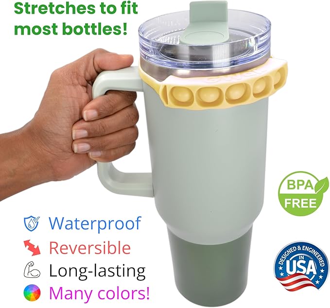 Water Bottle Hydration Tracker - Daily Water Reminder & Goal Setter - Reusable Silicone Band for Fitness, Weight Loss & Hydration Tracking - Image 2