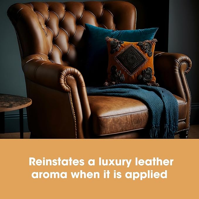 Furniture Clinic Leather Protection Cream | 2-in-1 Leather Conditioner & Waterproofing Protector for Furniture, Shoes, Car Seats & More | Prevent Stains While Nourishing | 8.5oz/ 250ml - Image 9