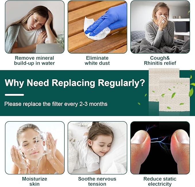 ROMON 1043 Super Humidifier Wick Filter Replacement for Essick Air AIRCARE 821000 826000 826800 831000 EP9500 EP9700 EP9R500 EP9R800 and Bemis Space Saver 8000 Series Humidifiers, 2 Pack - Image 6