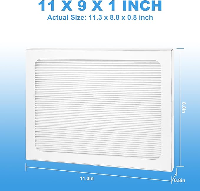 9 x 11 x 1 Dehumidifier Filter MERV 13 Compatible with Santa Fe Compact70, Ultra70, Element, Compact2, UA 65H dehumidifier Models, 2 Packs - Image 4