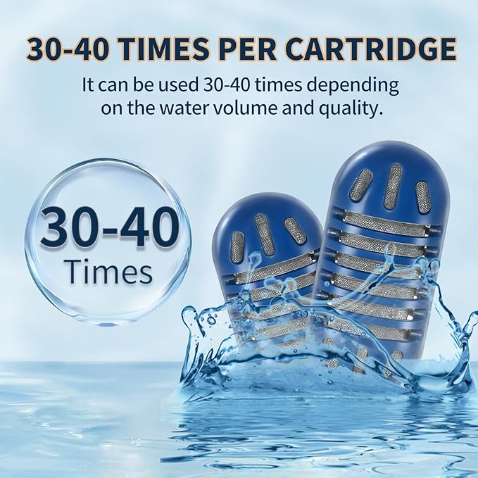 12-Pack Demineralization Cartridge for Humidifier Compatible with Most Humidifiers Replacement for Ultrasonic Humidifier Tank Cleaner Fish | Prevents Hard Water Build-Up | Eliminate White Dust - Image 6