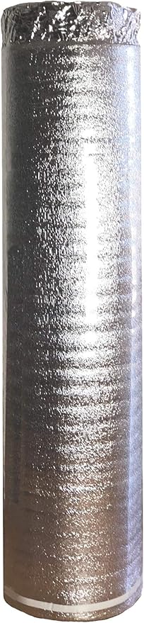 AMERIQUE 600SQFT Premium Silver Chrome 3MM Thick Super Quiet Floor Underlayment Padding with Tape & Vapor Barrier 3-in-1 Heavy Duty (200SQFT/Roll, Pack of 3 Rolls) - Image 2