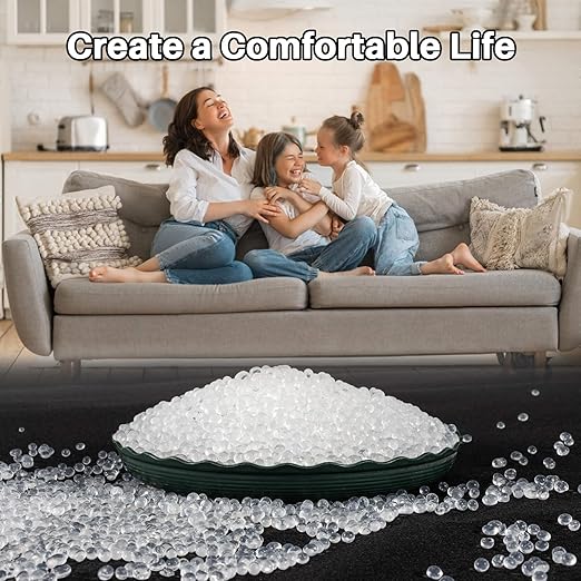 Sukh Pure White Silica Desiccant Beads 430G - Indicating Silica Gel Beads Drying Silicone Beads Reusable Desiccant Dehumidifier for Camera,Electronic,Books,Documents,Clothes,Painting,Jewelry - Image 5