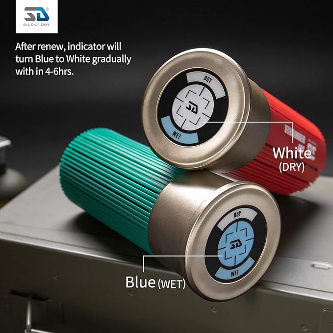 Gun Safe Dehumidifier with Protective Indicator Frame, Wireless, Reusable, Portable Dryer, Safe mini mold remover for Gun/Camera/Instrument, Pioneer and Shotgun J. - Image 4