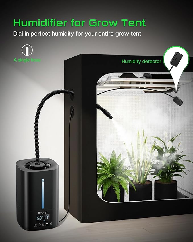 1.32 Gal / 5L Reptile Humidifier Fogger, Timer Function, Humidifier for Amphibians for Bearded Dragons, Lizards, Geckos, Snakes, Tortoises, Reptile Mister with Remote Control, Adjustable Fog Volume - Image 4