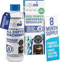 Universal Coffee Machine Descaling Solution. Coffee Machine Descaler Liquid 2 Uses. Descaler Kit. Part of your Barista Accessories Set. Compatible with Nespresso, Phillips, Lavazza, Verismo and More! by Caffenu