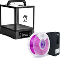 【EIBOS Bundle】 3D Printer Filament Dryer Polyphemus with Fan, Filament Dry Box 2 Rolls with Auto-Rotation + 1KG Silk PLA, Blue Fuchsia by EIBOSOfficial