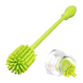 A-Brush Silicone Bottle Cleaner Brush, Flexible, Long Handle - Water Bottle Cleaner, Baby Bottle Nipple Brush for Plastic & Glass, BPA-Free Dish Washing Brush A2S Protection by A2SProtection