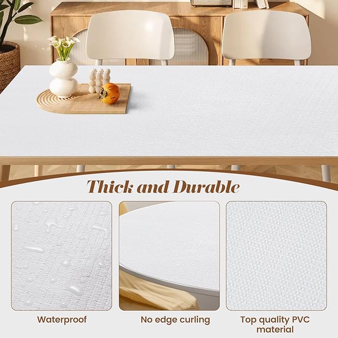 Drawer Shelf Liner for Kitchen Cabinets Non-Adhesive, Non Slip Shelf Paper Waterproof Thickened Cabinet Liners for Shelves, Strong Grip Mats for Cupboard, Dresser, Pantry, White, 12 in x 20 FT - Image 3