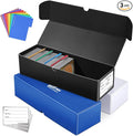 Trading Card Storage Box, 3-Pack·1000 Count Card Storage Box with Dividers and Labels, Card Organizer for Collection, Trading Card Holder for Collector, 12 INCH by Fabmaker