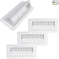 2-in-1 Vent Deflector for Home Floor, Strong Plastic, 4"x10“ Register Type of Deflector, POP up Damper Vent Directional Cover, Floor Air Vent Deflector Under Curtain, Couch or Bed (White, 4Pack) by Unknown