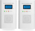 2 Pack Combination Gas & Carbon Monoxide Detectors - Plug in CO Alarm & Natural Gas Detector with Digital Display, CO Detector & Combustible Gas Detector for Home, Easy to Read by ProductCategory